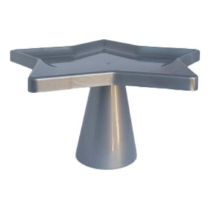 PORTA DOCE ESTRELA PRATA