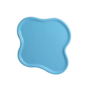 BANDEJA ORGANICA 4 AZUL CLARA