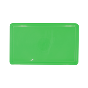 BANDEJA RETANGULAR NEON VERDE