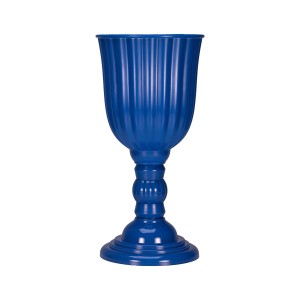 VASO DUBAI GDE AZUL TURQUESA