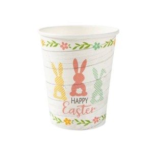 COPO PAPEL COELHOS PÁSCOA ref.MX071S