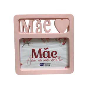 PORTA RETRATO MÃE - ROSA - REF.PR26265