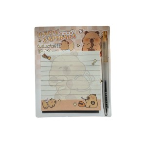 BLOQUINHO DE ANOTAÇÕES CAPIVARA