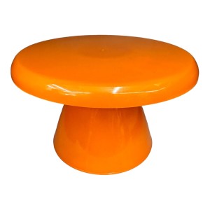 BOLEIRA COGUMELO 17CM LARANJA NEON