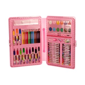 ESTOJO COM 68 PEÇAS ROSA