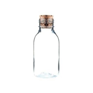 GARRAFINHA PLASTICA 60ML TAMPA ROLHA