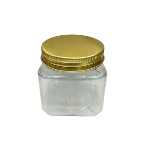 POTE C/TAMPA DOURADA 130ML - ref.0284