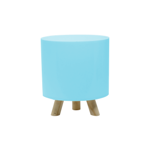 CACHEPOT RETRÔ 15 CM AZUL CANDY